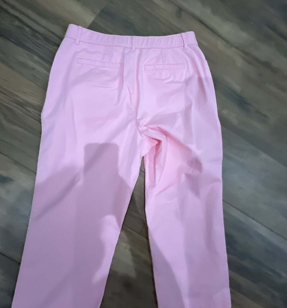 Croft & Barrow Classic Fit Capri Pants Size 8 Pink Stretch Cotton - Picture 5 of 6